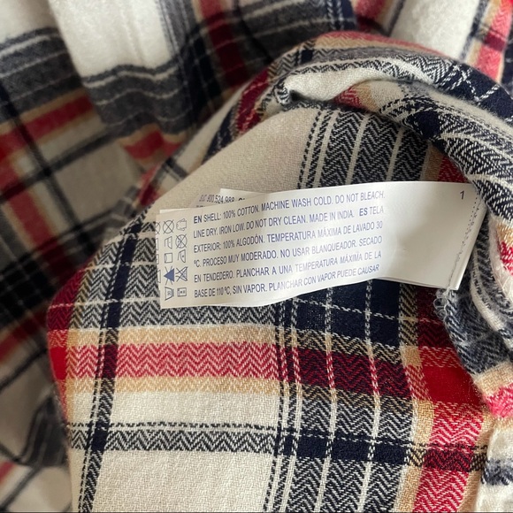 Forever 21 Plaid Long Sleeve Shirt/Tunic - Picture 6 of 6